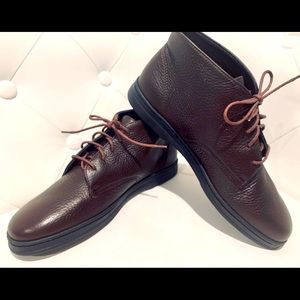 Azaleia genuine leather dark brown booties, boots